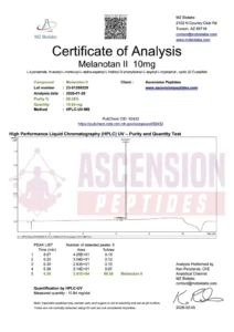 Melanotan II (10MG)